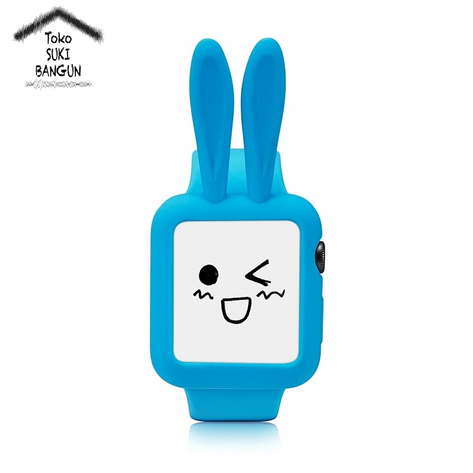 Rabbit Ears Soft Silicone Case for Apple Watch 38mm 42mm Series 1 2 3