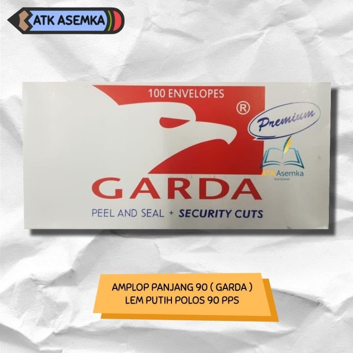

Menyurat-Surat- Amplop Panjang 90 ( Garda ) + Lem Putih Polos 90 Pps -Surat-Menyurat.