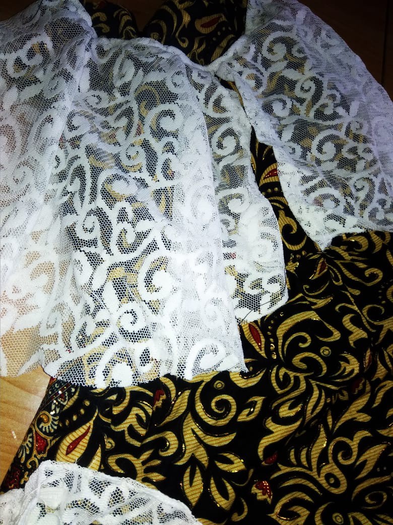 Baju Muslim Anak  Umur 3 - 5 Tahun Little Pineapple Kr Kayla Kid Bhn Matt Batik Free Bando