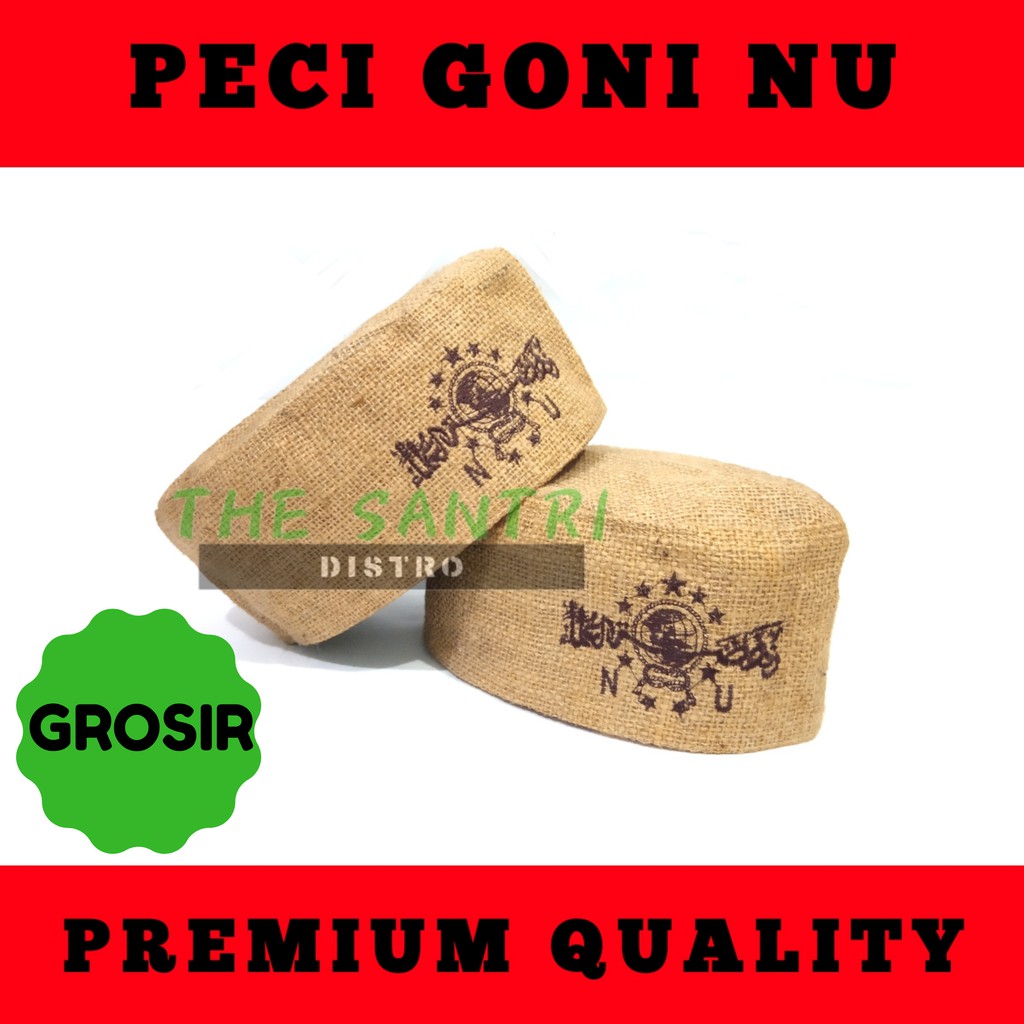 Peci Goni Nahdlatul Ulama/Peci Goni NU Premium/Peci Karung Goni/Peci Goni Krem/Peci Goni Original