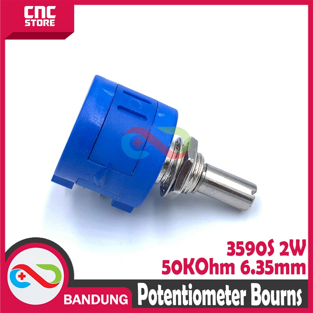 POTENTIOMETER BOURNS MULTI TURN 3590S 50K 2W POTENSIO POTENTIO