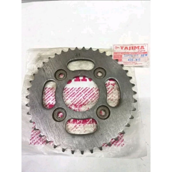 gir gear belakang supra fit new revo 41 428 tajima