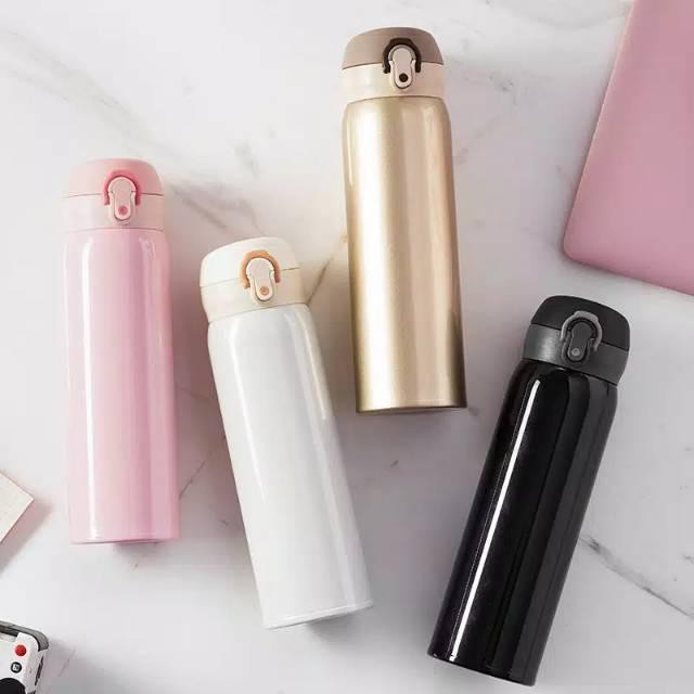 [BISA COD] TERBARU!! Termos Vacuum Flask Botol Minum Thermos Stainless Steel 500ml