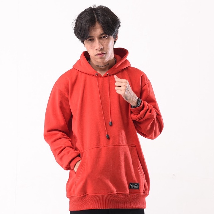 Mcvois Sweater Hoodie Polos Merah Cabe Pria Wanita Premium