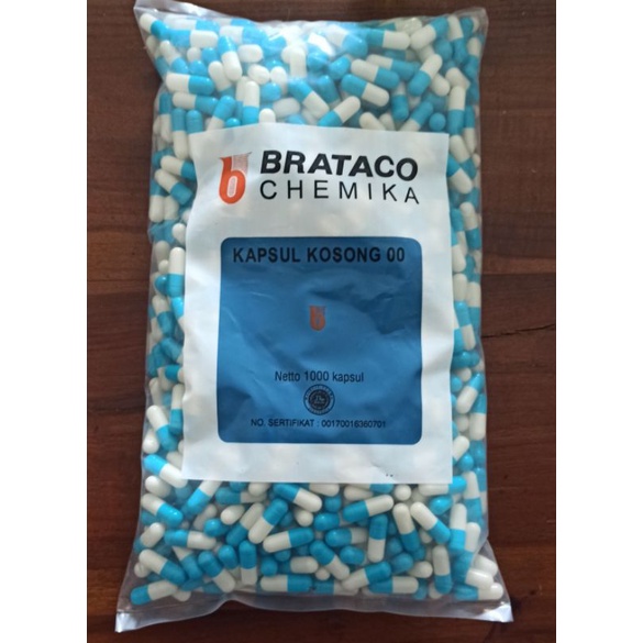 kapsul 00 brataco 1 zak 1000 biji