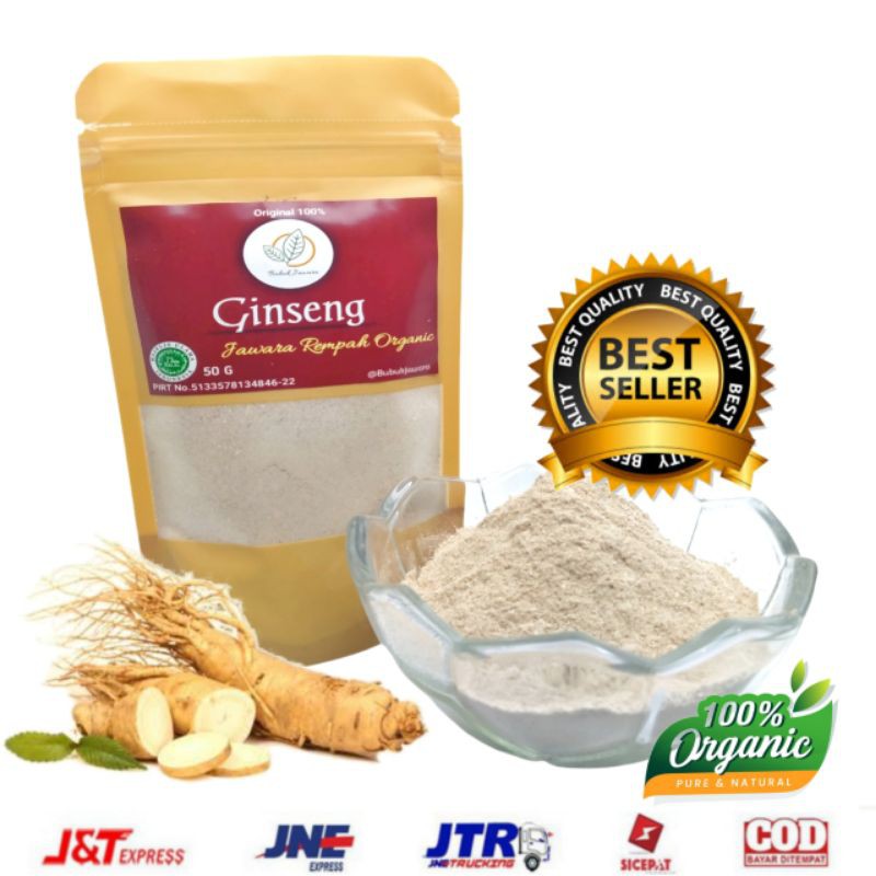 

[TERMURAH] Bubuk Ginseng Premium Asli 50Gram