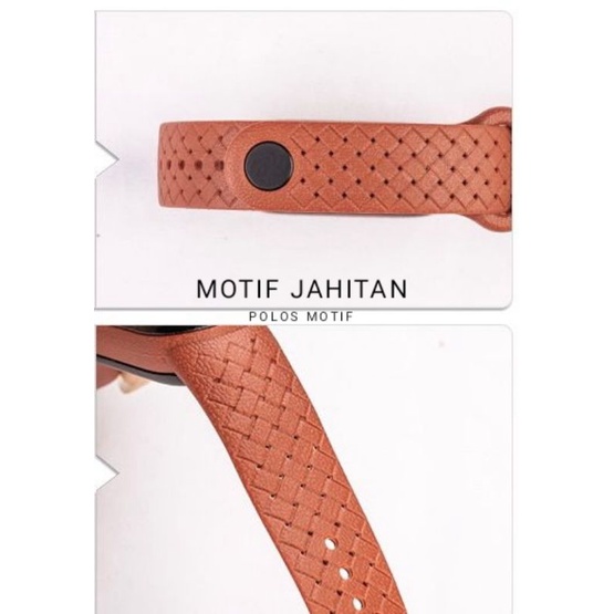 Strap MiBand 3/4/5/6 BRAIDED Tali Pengganti Xiaomi Mi Band 3/4/5/6 Braided Motif Polos