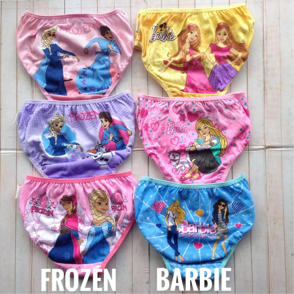 Celana dalam anak perempuan kotakan 3 in 1 jessie and mike