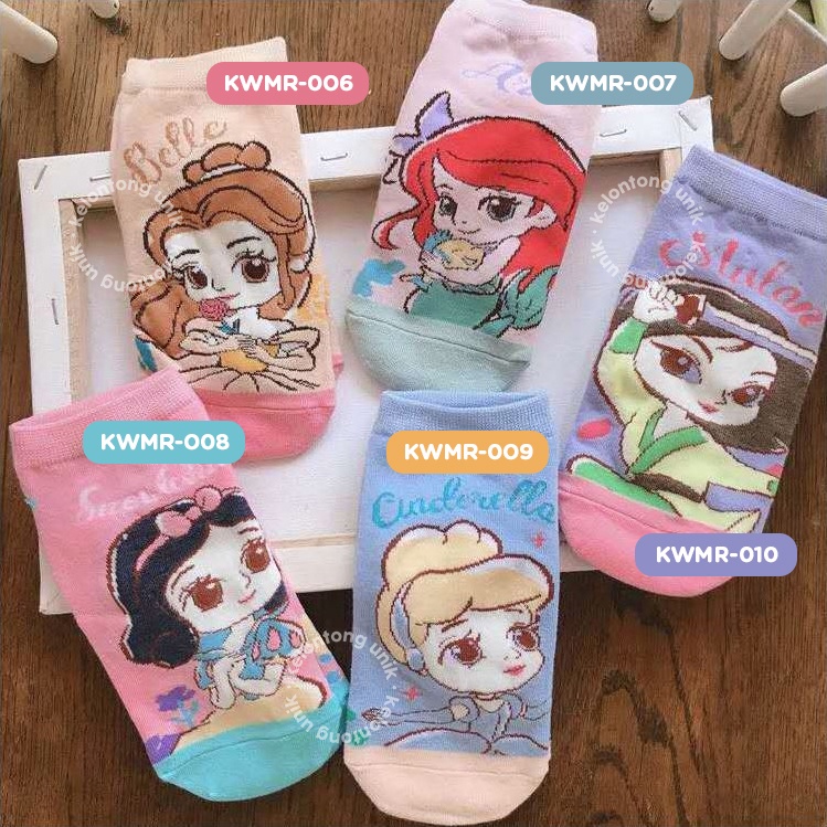 PRINCESS - Kaos Kaki Pendek Semata Kaki/ Kaos Kaki Ankle Dewasa Wanita