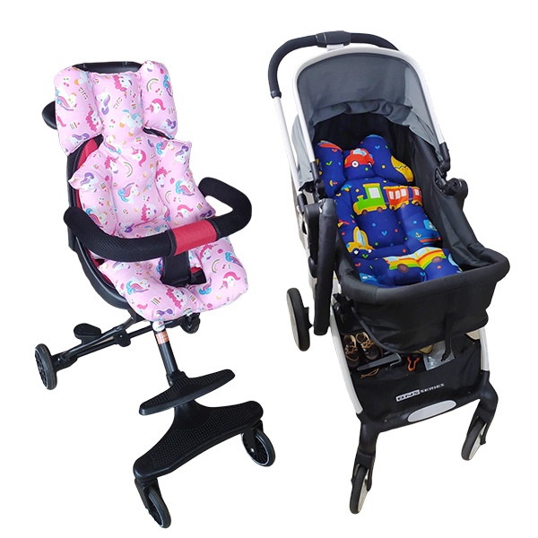 Alas Stroller Bayi Universal 4in1 Baby Car Seat Bouncer Stroller Pad Trike Roda Tiga Model Elephant