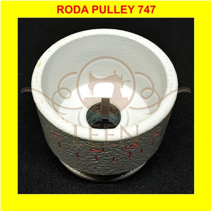 Pulley Roda Mesin Jahit Obras 737 747 757 Industri Benang 3 4 5 LEEN