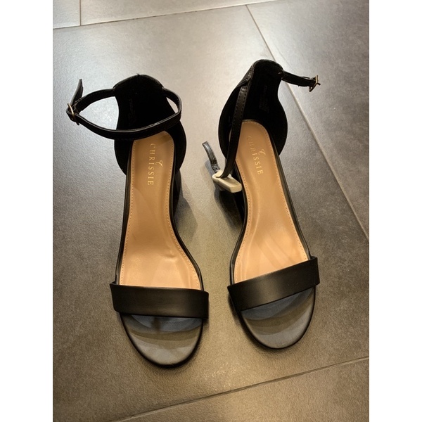 Chrissie Cara Black payless block heels