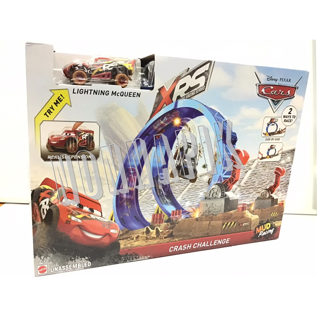 Jual Disney Cars Playset Mattel Original Crash Challenge Indonesia