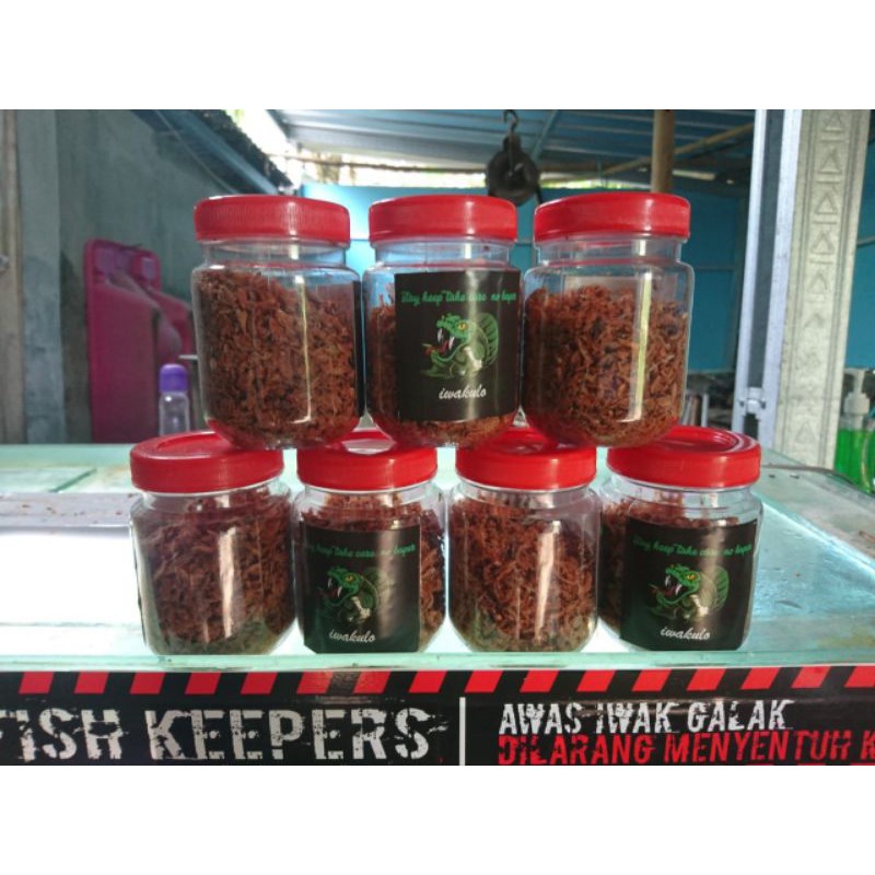 

udang kering red pigment