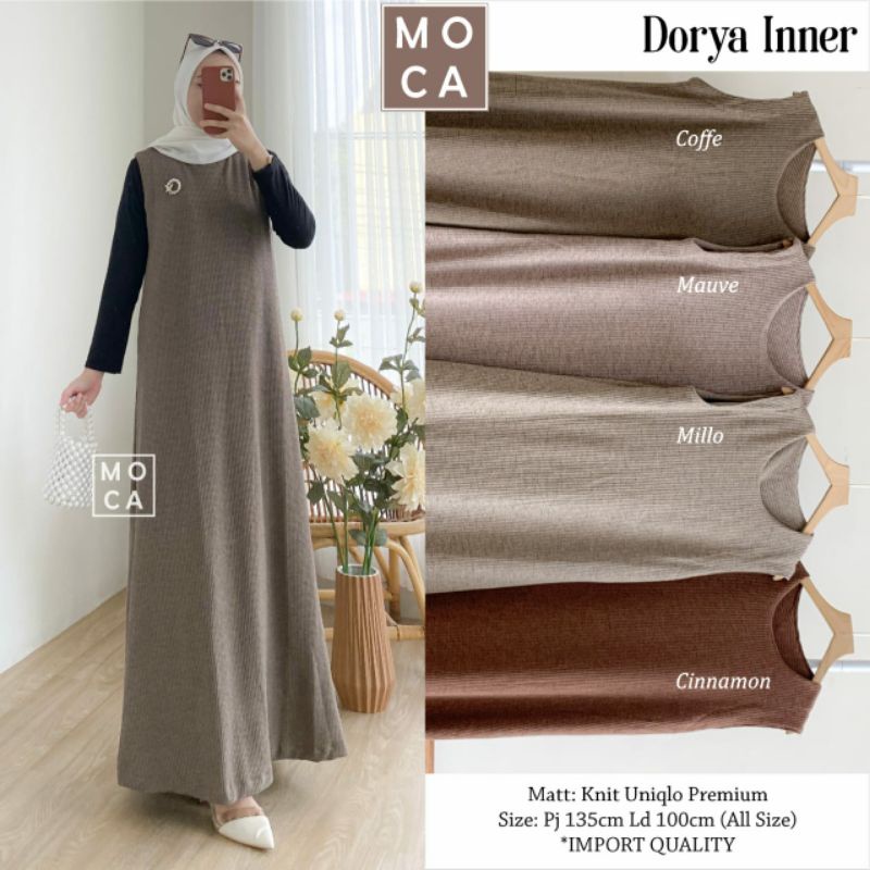 DORYA INNER / INNER DRESS POLOS PREMIUM KAOS UNIQLO