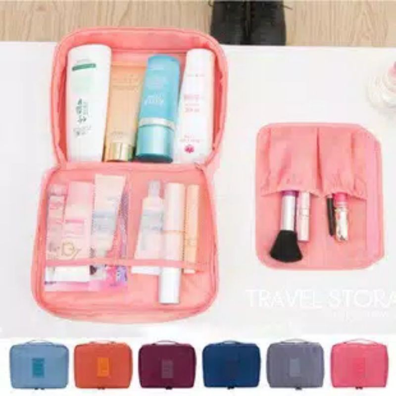 pouch organizer travel tas kosmetik travel organizer TRV