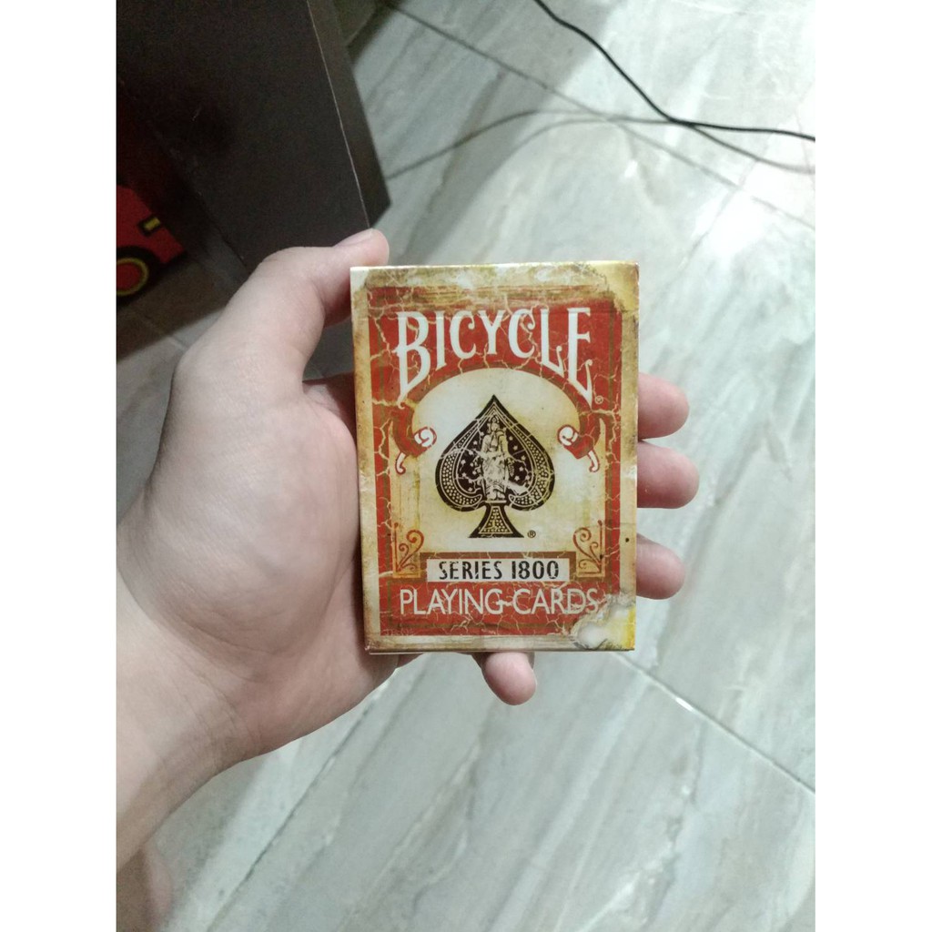 Bicycle Vintage 1800 Red Edition + Bonus 1 Gaff Card