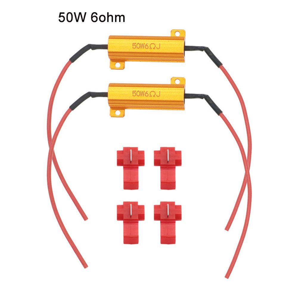 Resistor TOP Load Resistor Pengganti Kabel Metal Kabel Interior Harness Decoder LED Error Wiring Resistance Resistor Beban Lampu Depan