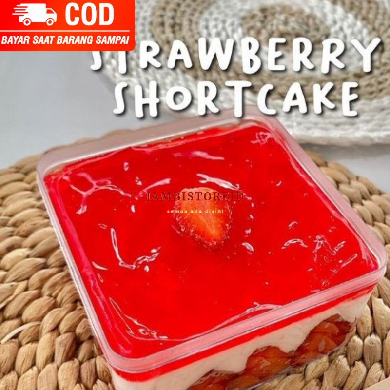 

(JAMBISTOREID) KHUSUS KOTA JAMBI JANGAN DIPESAN SEBELUM KONFIRMASI Dessert Box Strawberry Shortcake Kue Kekinian Rasa Stroberi Asli Bittersweet by Najla Jambi