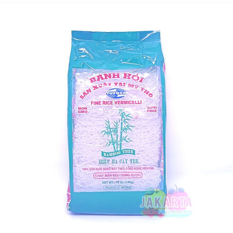 

(BIHUN INSTAN) BAMBOO TREE FINE RICE VERMICELLI 340G