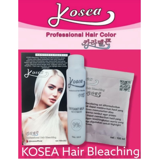 KOSEA Profesional Hair Bleaching 100ml ( BLEACHING RAMBUT)