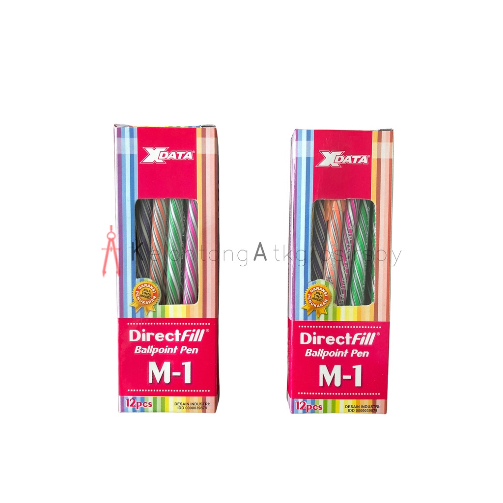 

Ballpoint / Puplen / Bolpen Lilin Ulir XData / X-Data / X Data M1 lusinan