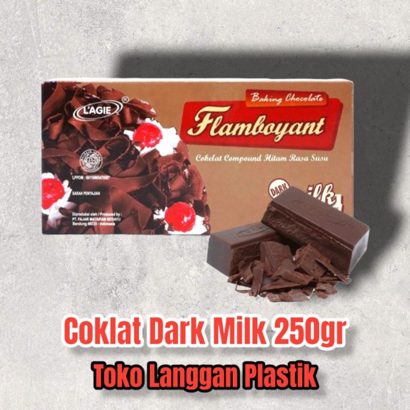 

Coklat Flamboyant Dark Milk 250gr