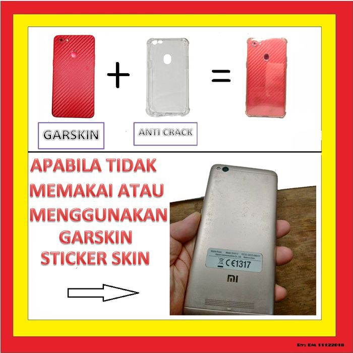 ANTI GARSKIN ANTI GORES GARSKIN VIVO V19 6.44 INCH STIKER KARBON BELAKANG 402315