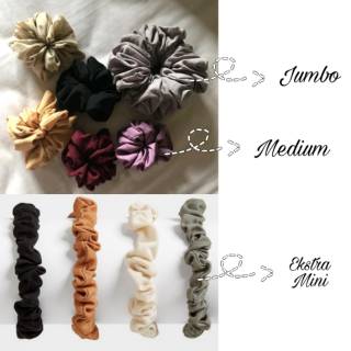 Scrunchie Hijab  Jumbo Cepol  Ikat  Rambut  Hijab  Shopee 