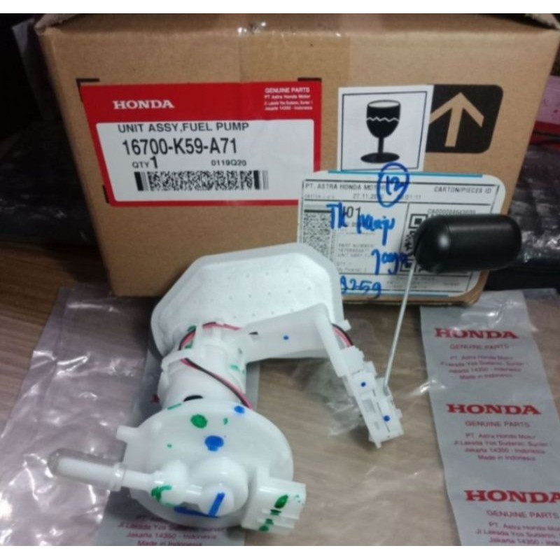 16700-K59-A71 HGP AHM 100% ORIGINAL FUEL PUMP POMPA BENSIN VARIO 150 LED 2018 2019 2020 16700K59A71