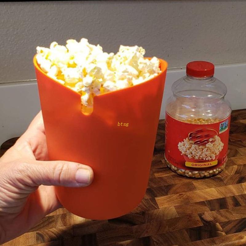 Btsg Ember Silikon Lipat Reusable Untuk Membuat Popcorn DIY