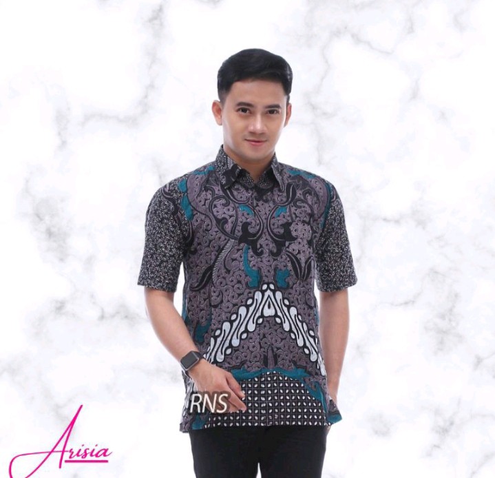 Batik Couple Keluarga, Baju Batik Couple Keluarga Ori Ndoro Jowi Dnt Dimensi Abu Set Couple Keluarga