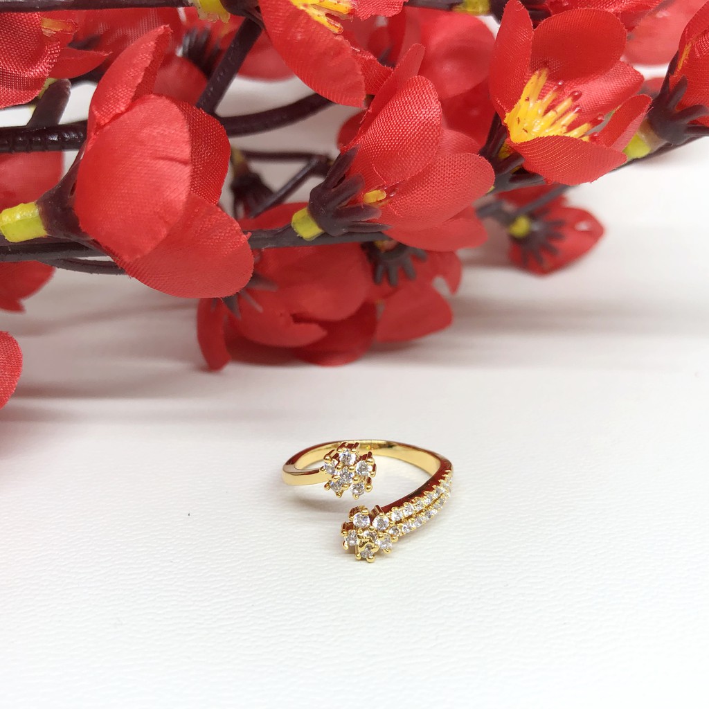 Cincin Xuping Model Bukaan Size Adjustable Besar Kecil - BR374