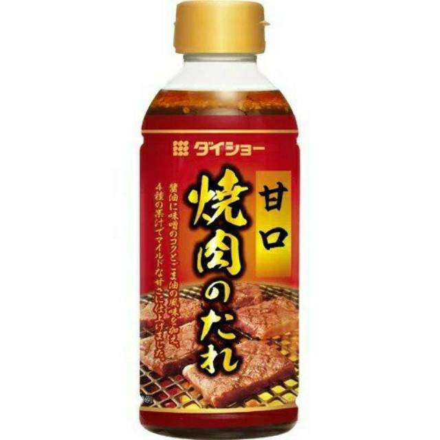 

Daisho Yakiniku No Tare sweet mild 400ml