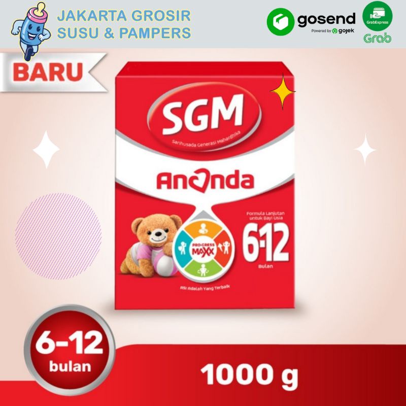Susu SGM Ananda 6-12 Bulan 1000 gr