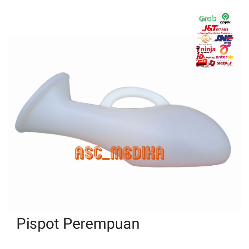 Pispot Urinal Plastik Dewasa Perempuan/Wanita