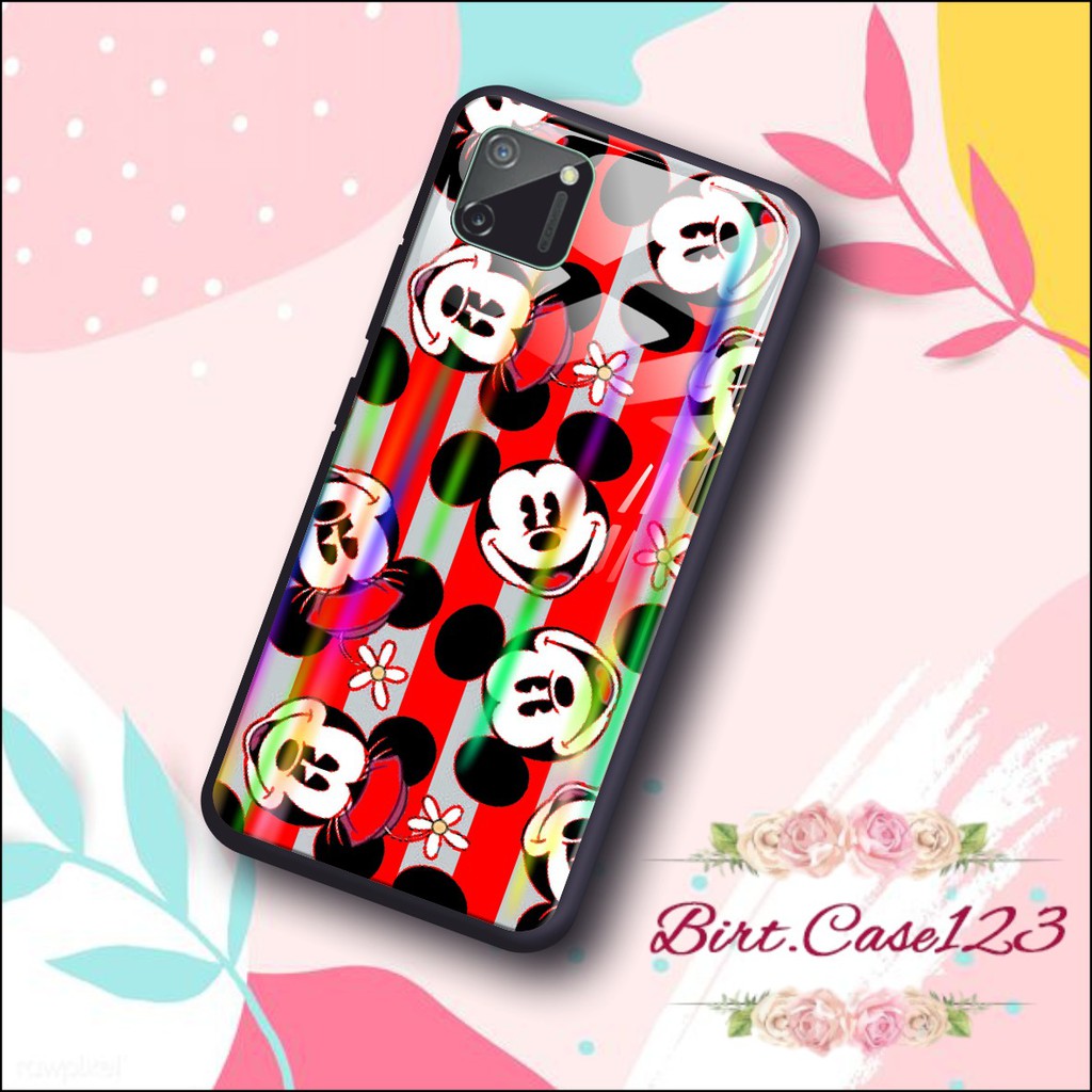 case softcase gambar MICKEY MOUSE back case glass aurora Vivo Y91 Y17 Y12 Y15 Y93 Y95 Y81 Y83 BC146