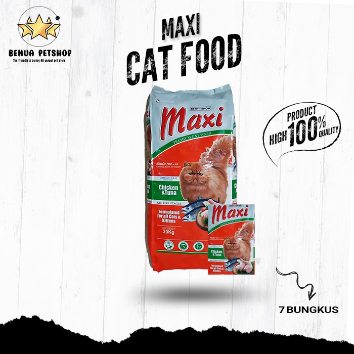 MAXI Cat 7kg Chicken Tuna ( EKSPEDISI )