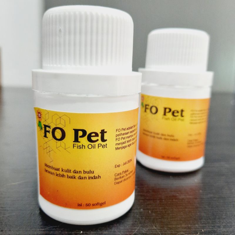 FO PET fish oil pet isi 50