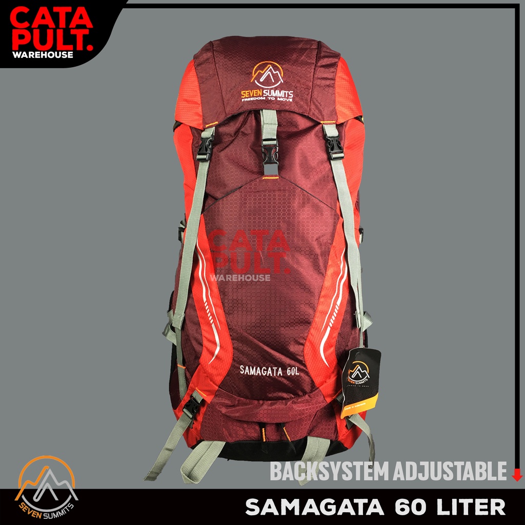 Tas Carrier Seven Summit Samagata 60 L | Tas Gunung Carier
