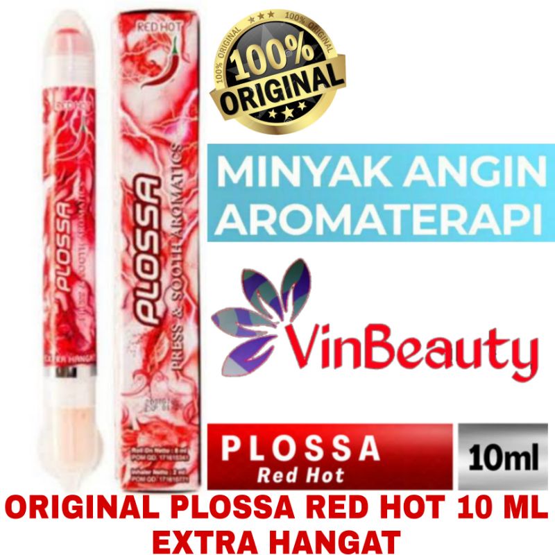 ORIGINAL PLOSSA 10 ML MINYAK ANGIN AROMATHERAPY 10ML