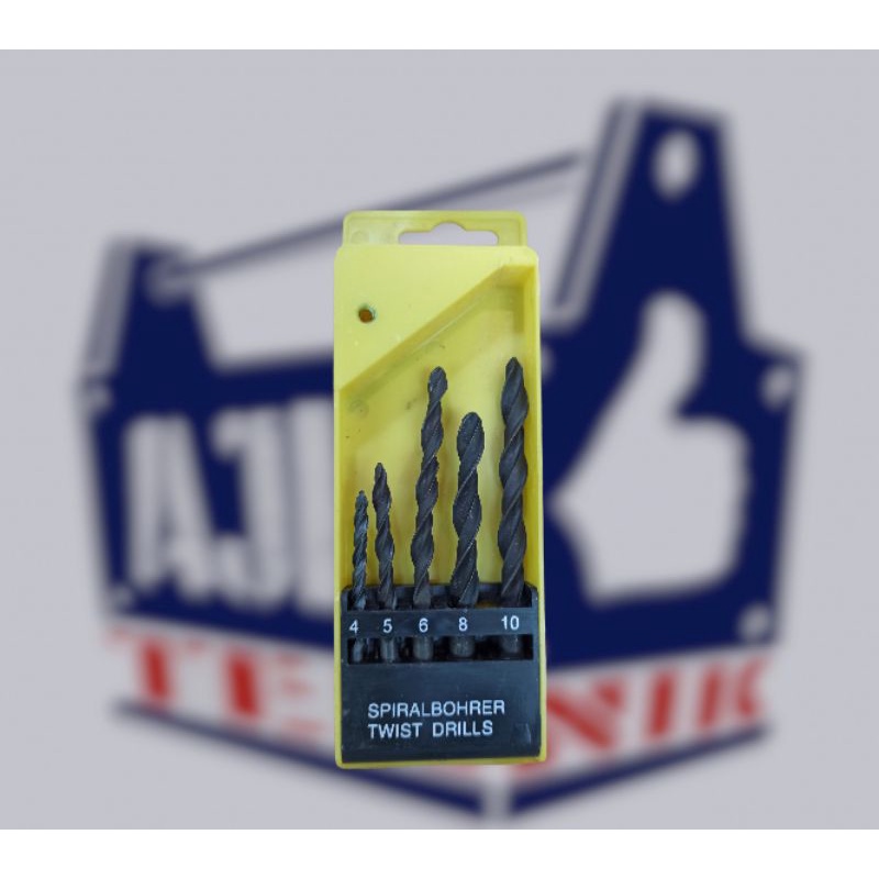 Mata Bor Besi HSS 1,5mm-6,5mm 13pcs kenmaster murah meriah