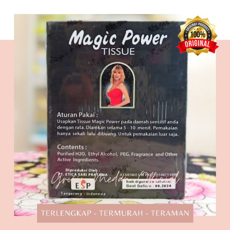 TISSUE SUPER MAGIC MAN TISU MEJIK POWER