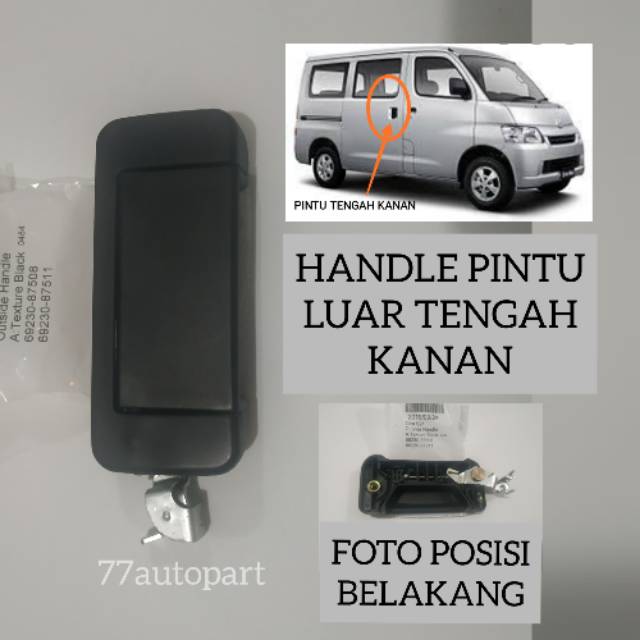 Handle grandmax pintu luar tengah kanan