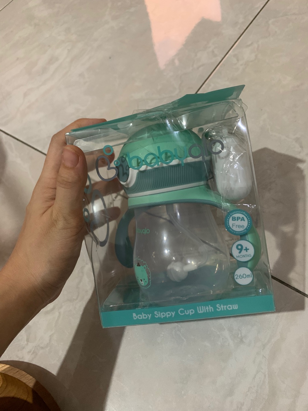 Babyqlo Travel Silicone Straw Set Bq - 9012