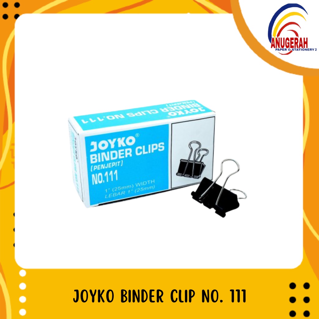 

JOYKO BINDER CLIP NO. 111 (PCS)