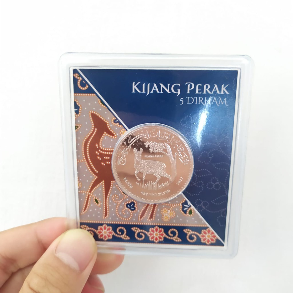 Silver Coin Perak Koin Khomsa 5 Dirham Kijang by Nubex.my