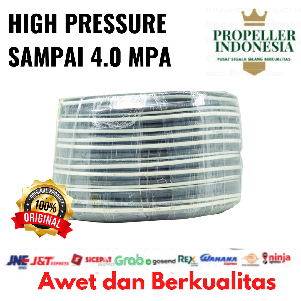 Selang Paket Kompresor Hitam 50M hose Selang Kompresor Angin Selang Kompresor Angin