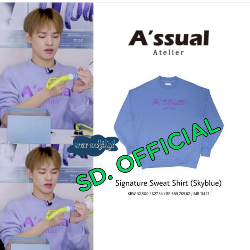 Sweater Basic NCT Dream Chenle A'ssual atelier