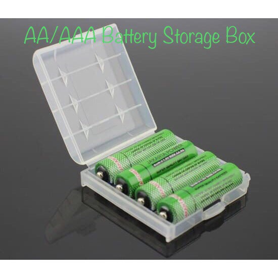 Kotak Penyimpanan Baterai AA/AAA Battery Case Box Batere 14500 Fujitsu